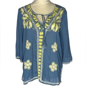 Indiska Embroidered Top